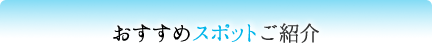 おすすめスポットご紹介